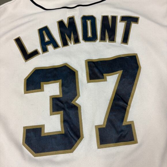 Genuine‎ SAN DIEGO PADRES Lamont #37 Jersey Size XXL by Majestic - Picture 9 of 12